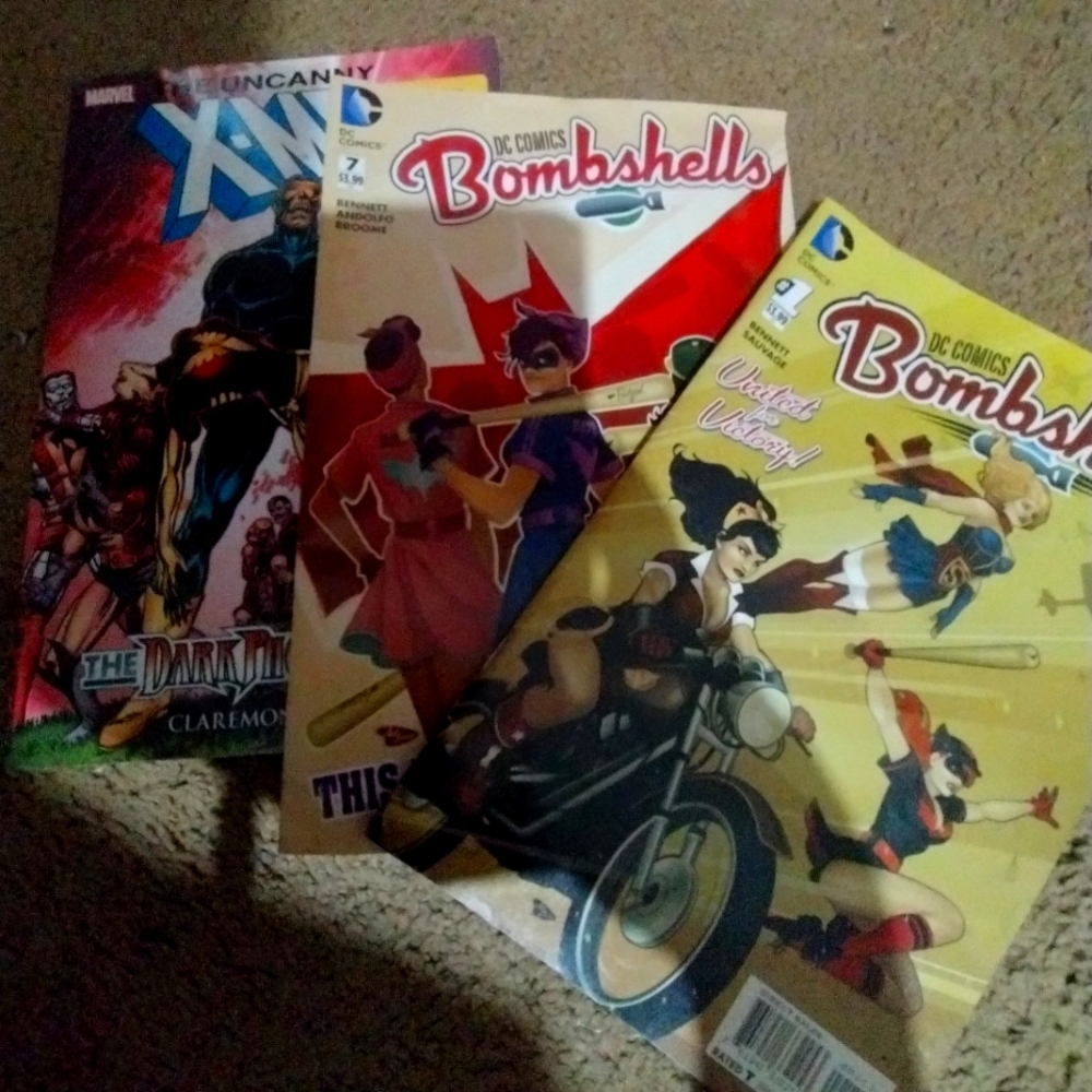 3 comics in decent shape not mint